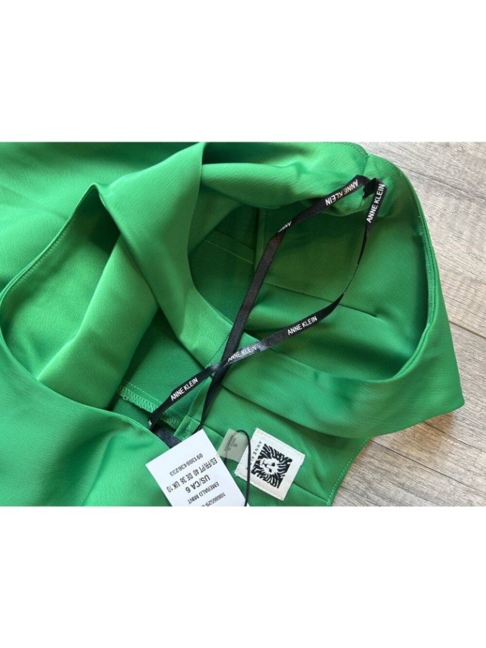 Anne Klein Sheath Midi Dress Size 6 NWT Sleeveless Green spring Wedding Guest - Picture 7 of 16